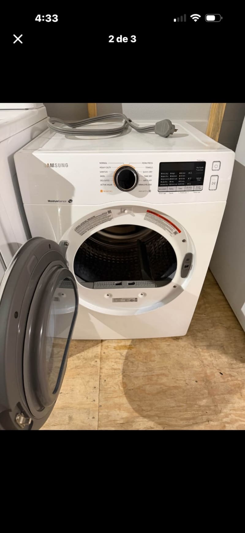 Dryer Samsung 24” Orden especial 2