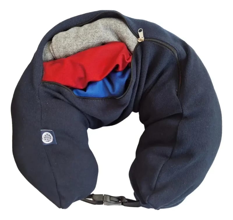 Almohada de viaje guardaropa para rellenar 1