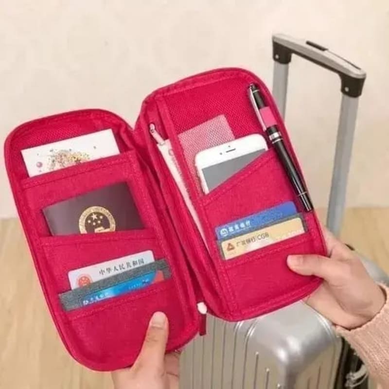 Portapasaporte organizador de viaje 1