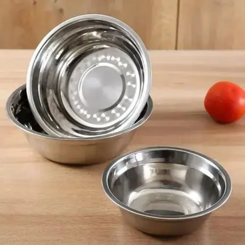 Bowls Ensaladera Set X3 Acero Inoxidable 1