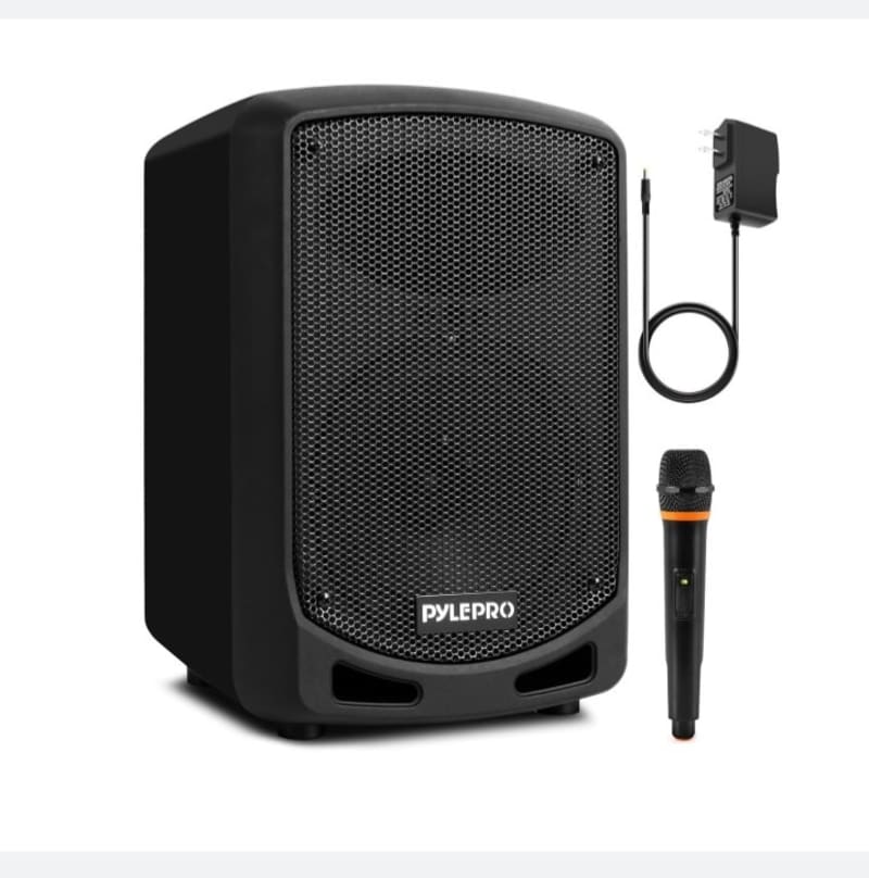 Pyle Altavoz PA Karaoke Bluetooth 600W – Portátil con Micrófono Inalámbrico 1