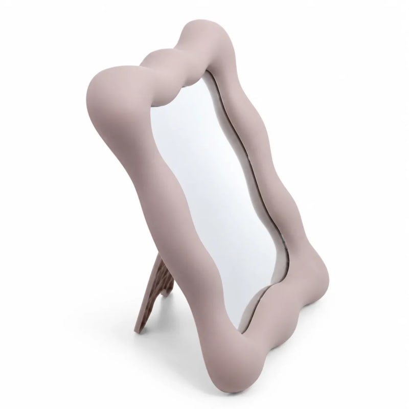 ESPEJO HONDULADO DE MESA 2