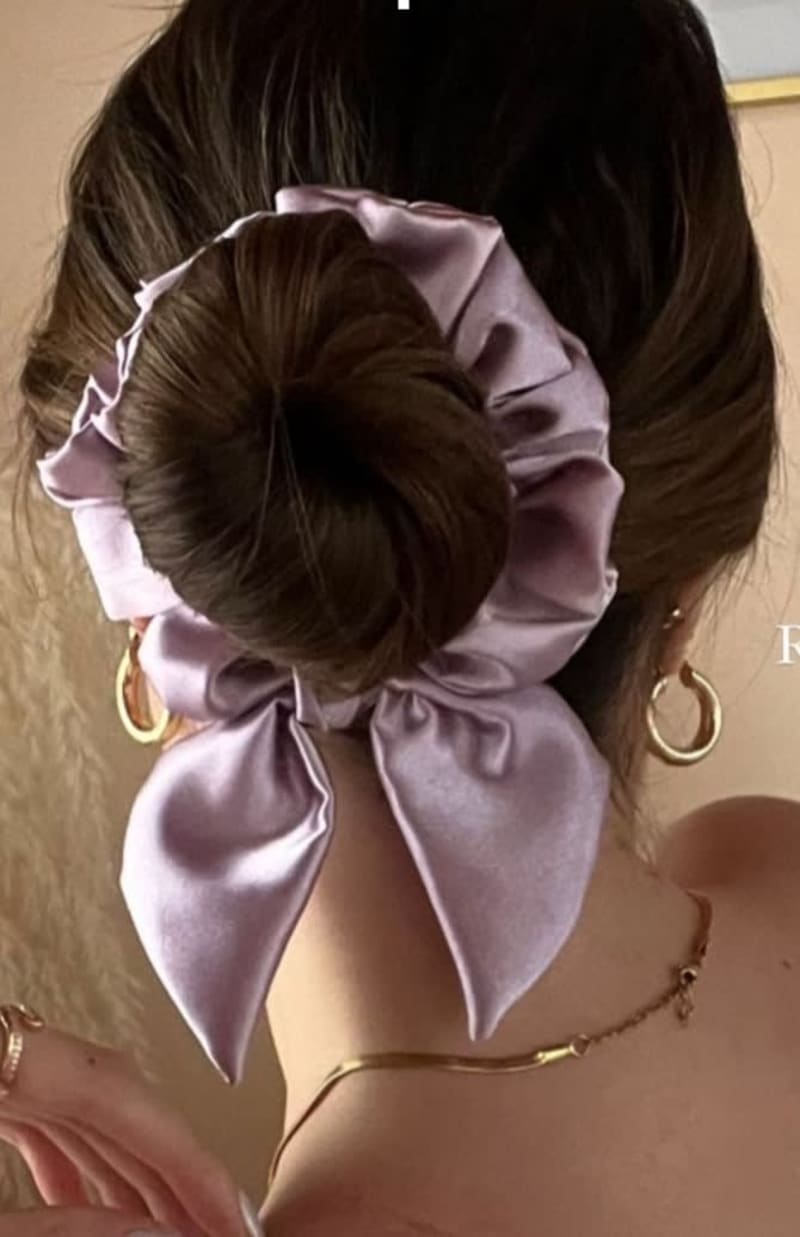 Scrunchie con cachitos 1