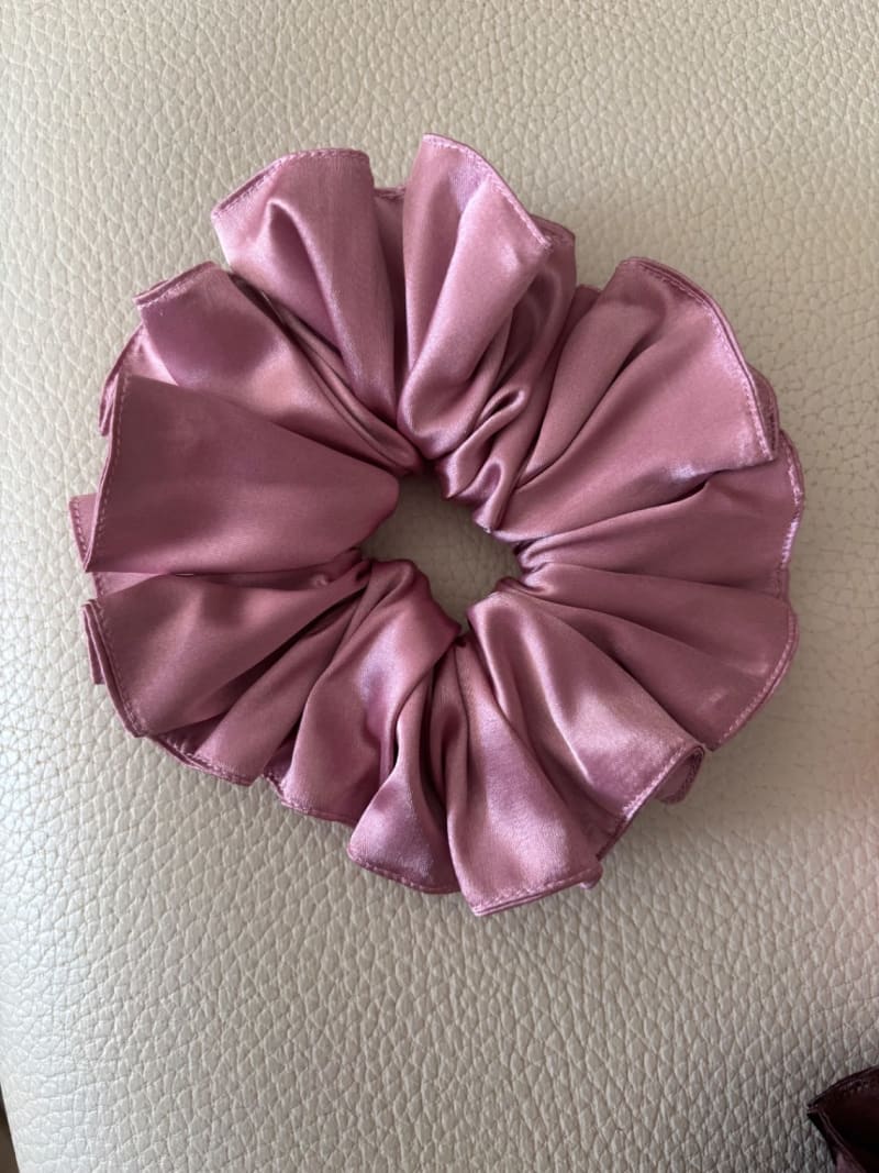 Scrunchies con costura 1