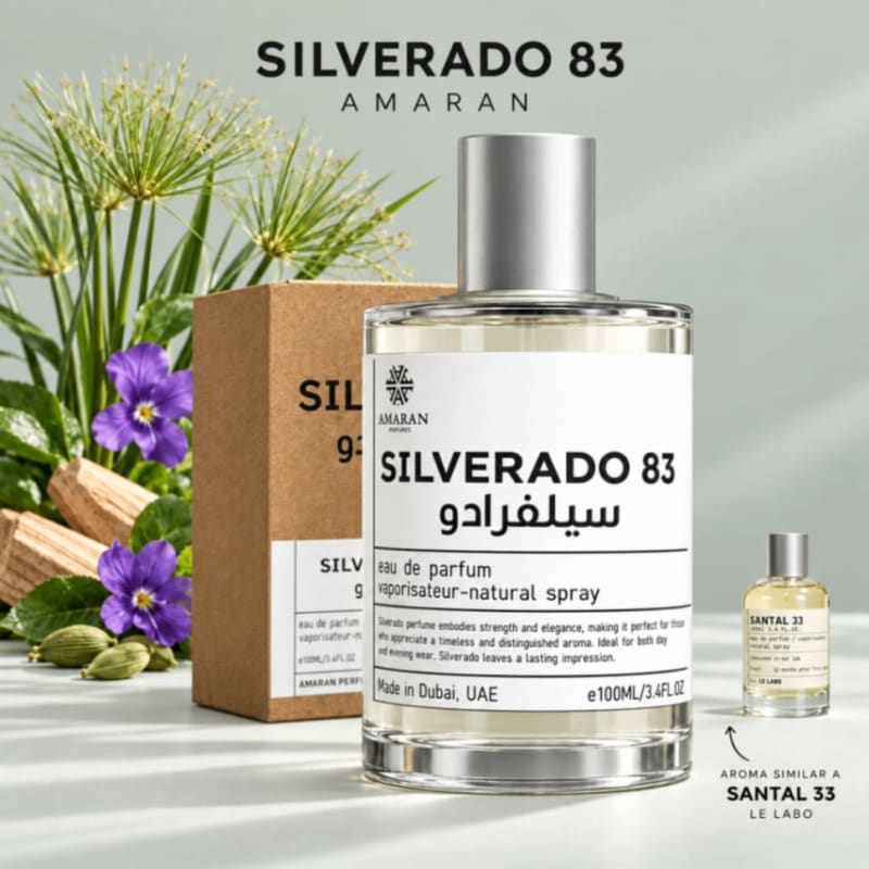 PERFUME SILVERADO  83 100ml AMARAN 1