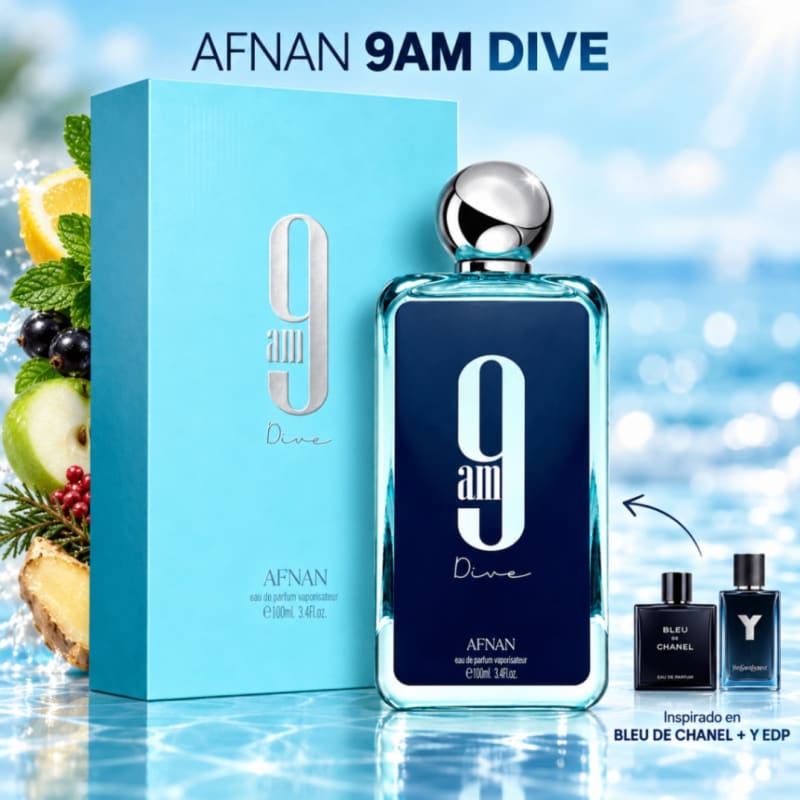 Perfume 9AM  EDP Unisex 100ml Afnan 1