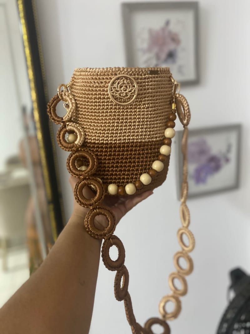 Mochila en hilo de seda 1
