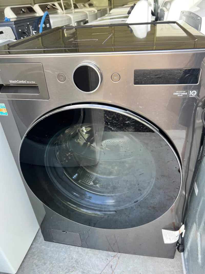LG All in one Washer and Dryer, Black stainless Finish 1