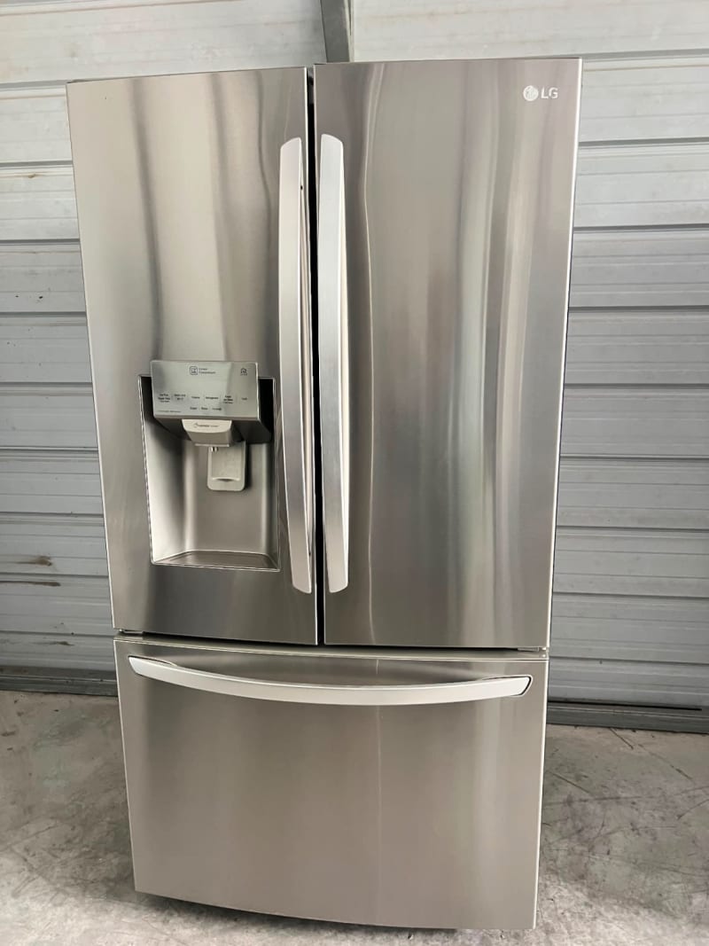 LG 27 Cuft, French Door Refirgerator Stainless Steel 1
