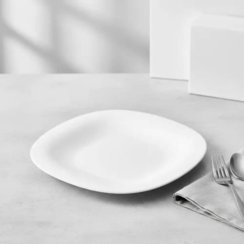 Set x6 Plato Playo Blanco de 26cm 1