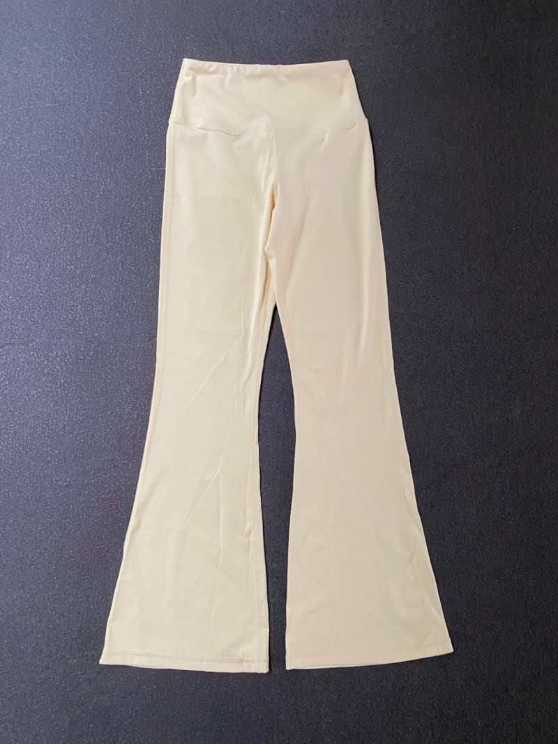 FLARE LEGGING - LIGHT YELLOW 1