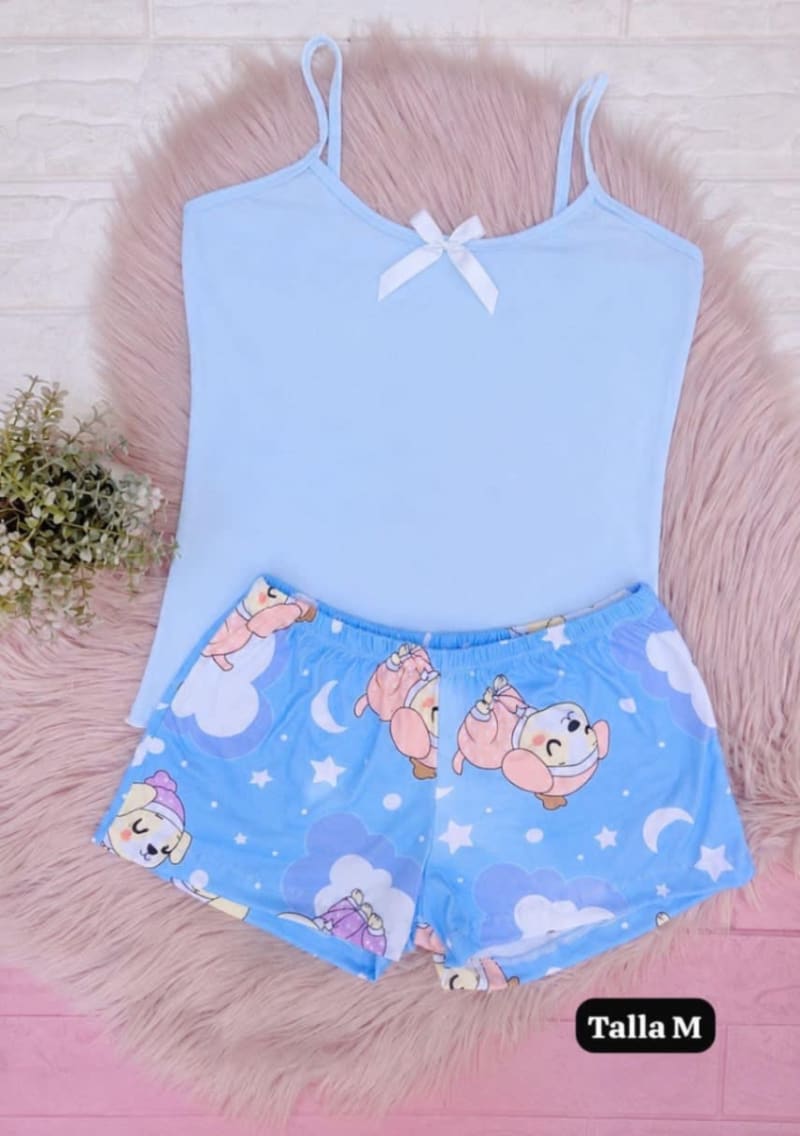 Pijama Short - Blusa tiras 2