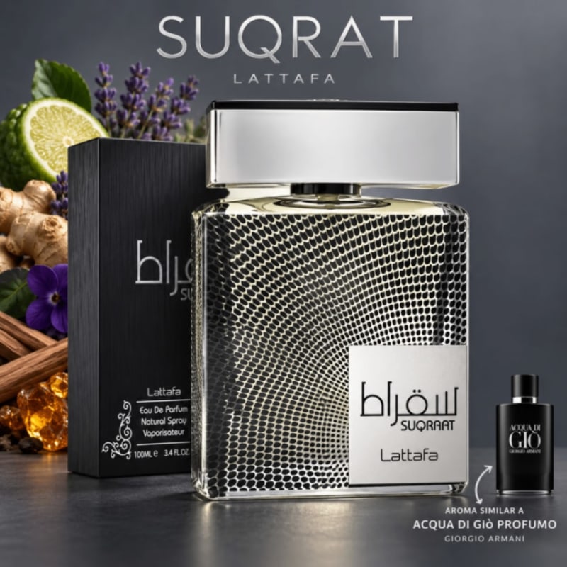 Perfume Arabe Suqraat Unisex 100ml Lattafa 1
