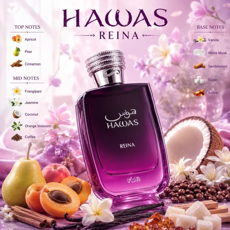 Perfume Hawas Reina 100ml Rasasi 1