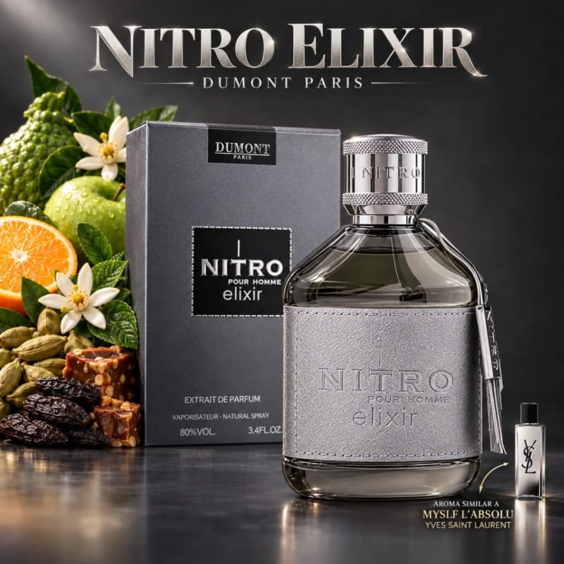 PERFUME NITRO ELIXIR 100ML DUMONT PARIS 1