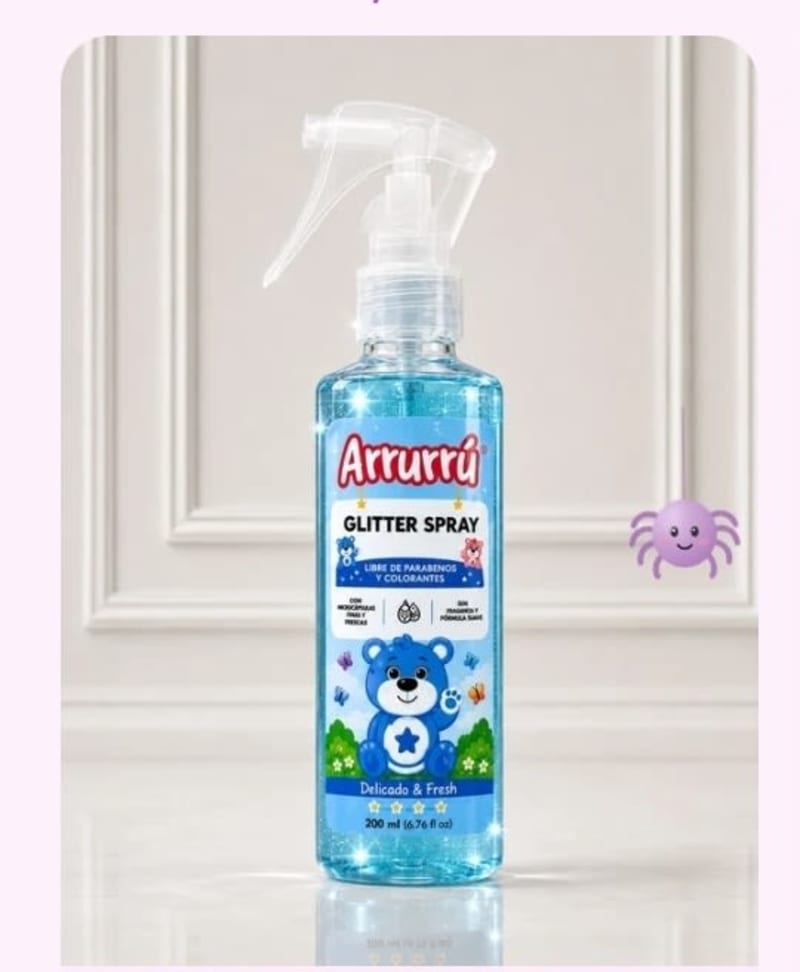 GLITTER SPRAY ARRURRU BLUE 1