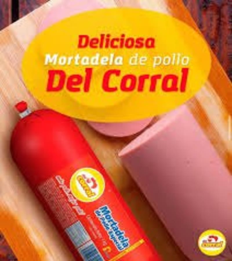 MORTADELA DE POLLO DEL CORRAL 500 GRS 1