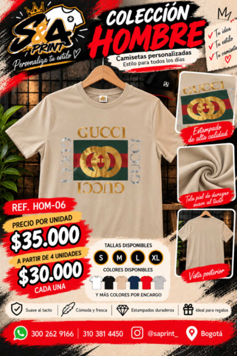 COLECCIÓN CABALLERO PERSONALIZA A TU GUSTO TELA PIEL DE DURAZNO O SEDA FIA DTF DE ALTA CALIDAD 1