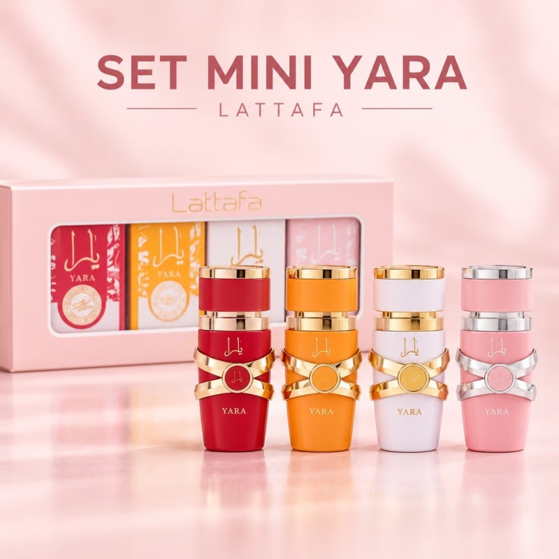 MINI SET YARA – EDP 4 ×5ML LATTAFA 1