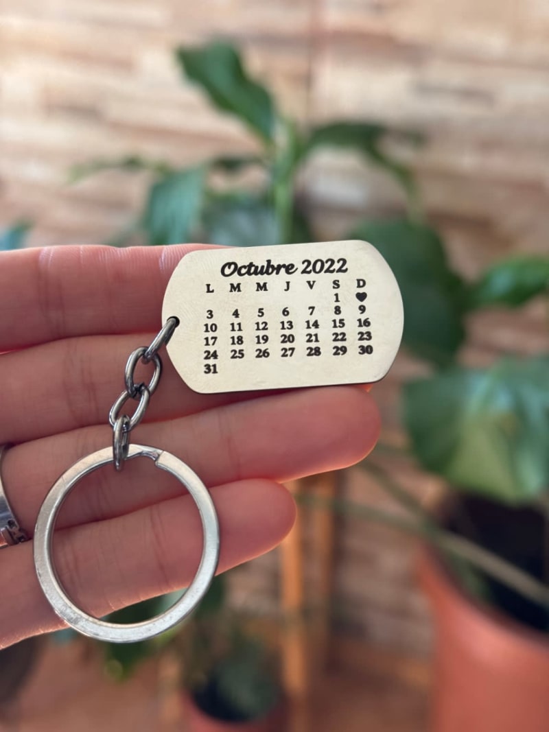 Llavero calendario 1