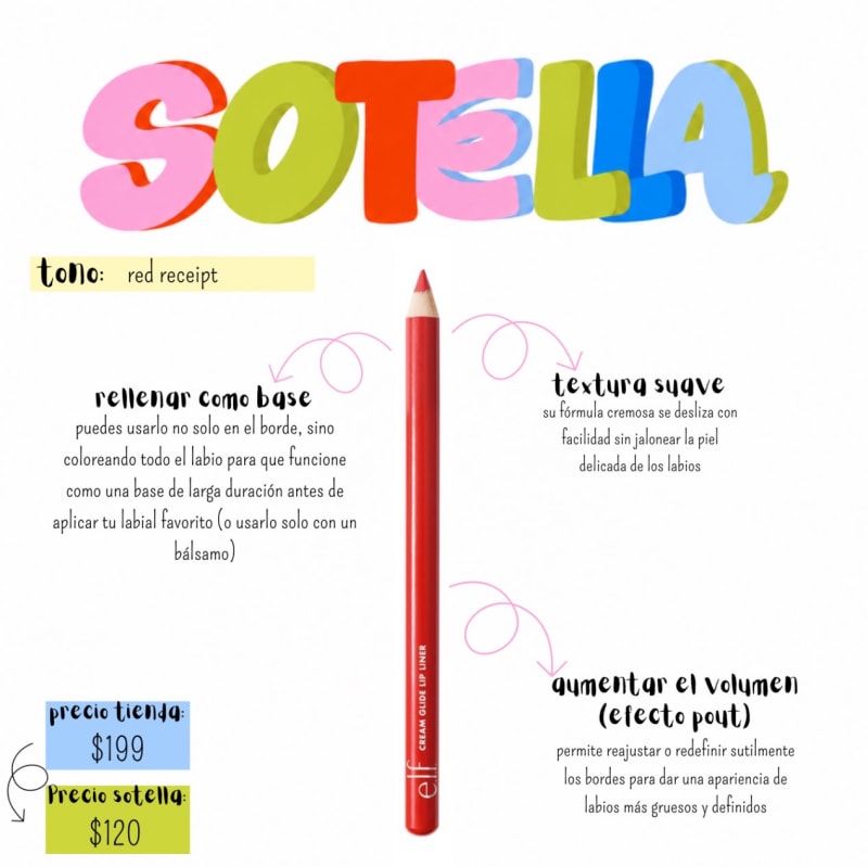 cream glide lip liner 1