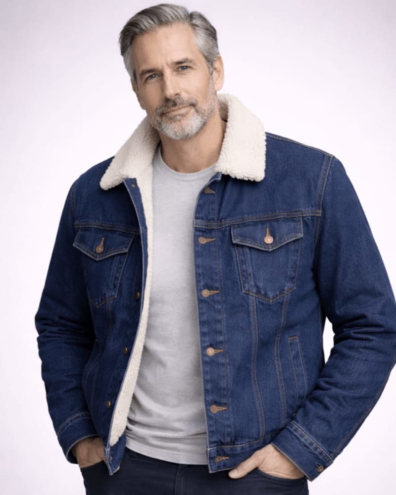 Chaqueta Jeans ovejero para hombre 7