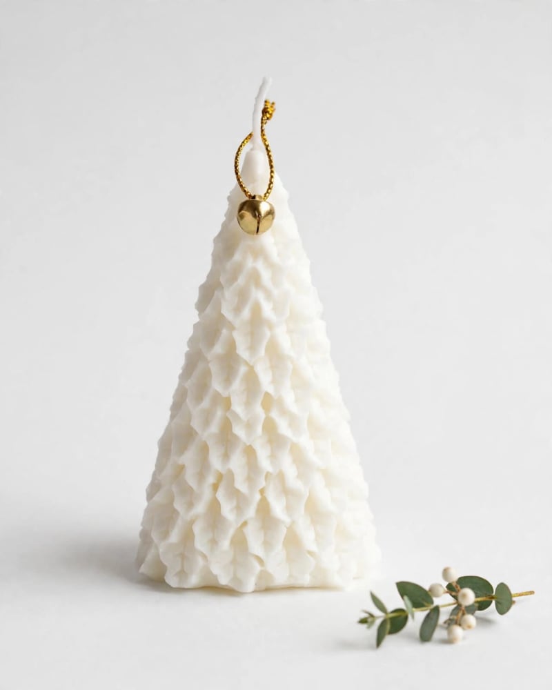 Vela aromática navideña árbol 2