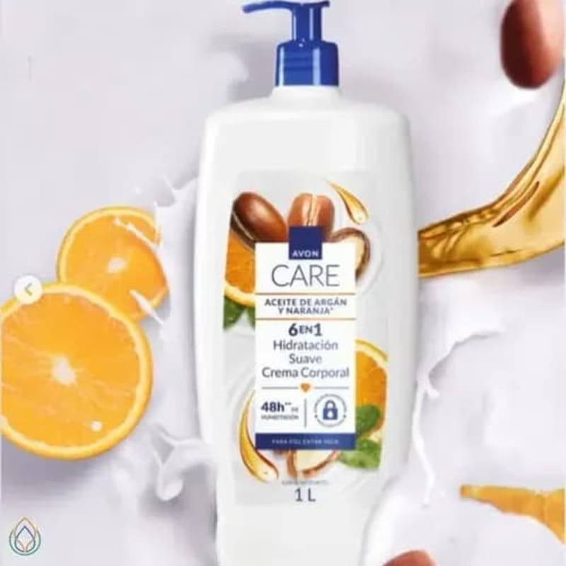 Crema de manos 1lt Aceite de argan y Naranja 1
