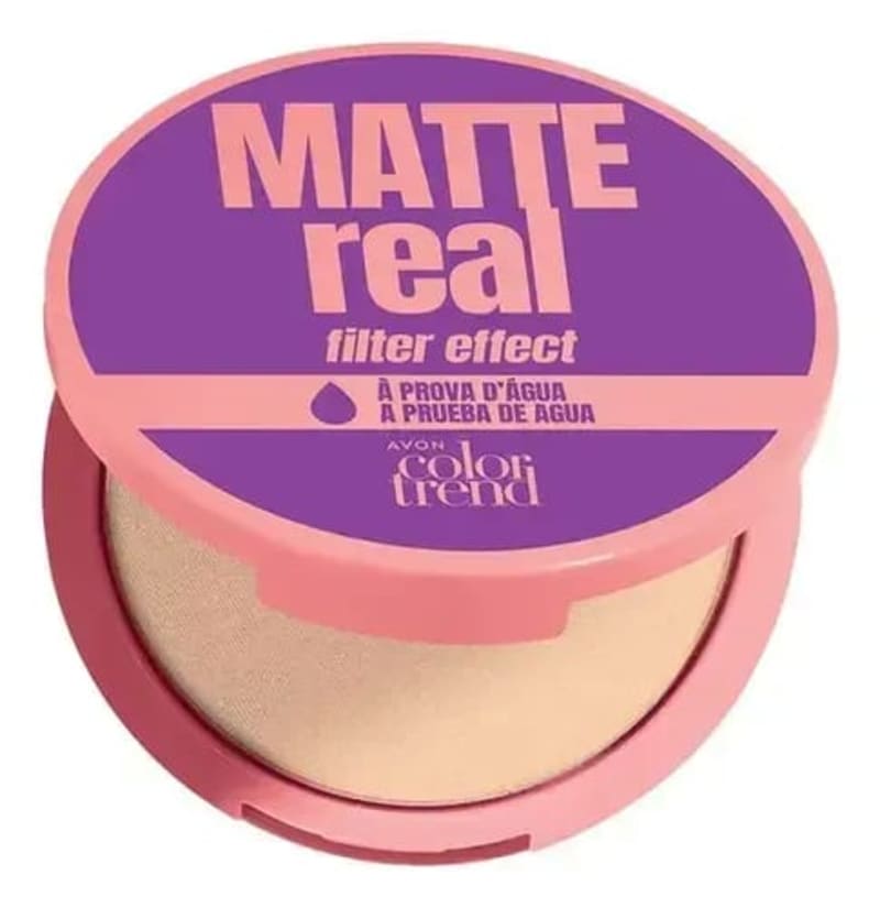 Polvo Compacto Tono Claro Real Matte Filter Effect 1