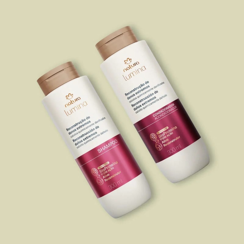 Kit Lumina Revitaliza los cabellos dañados por quimicos 1