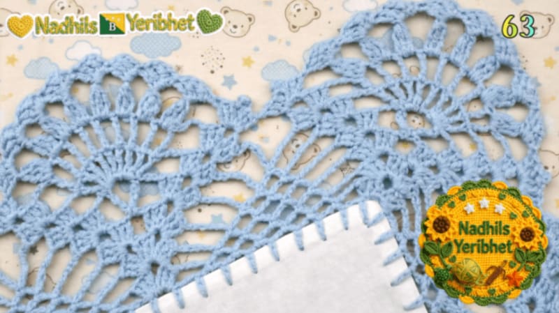 Puntillas a Crochet Hechas a Mano. 63