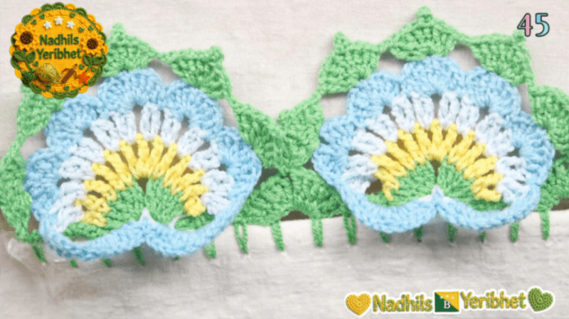 Puntillas a Crochet Hechas a Mano. 45