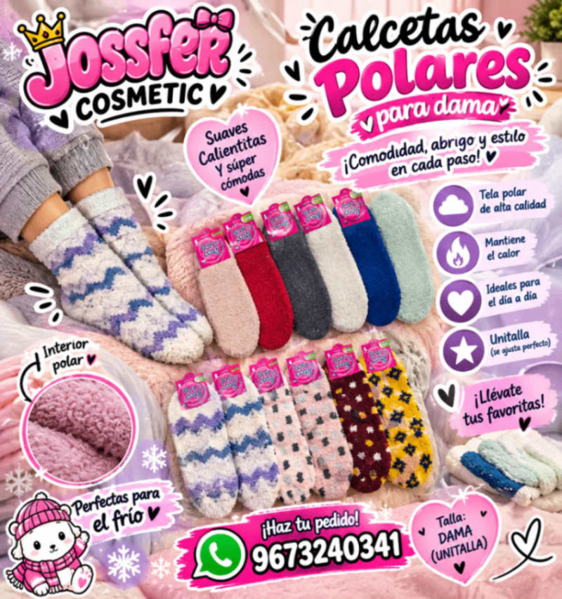 Calcetas polares para dama 1