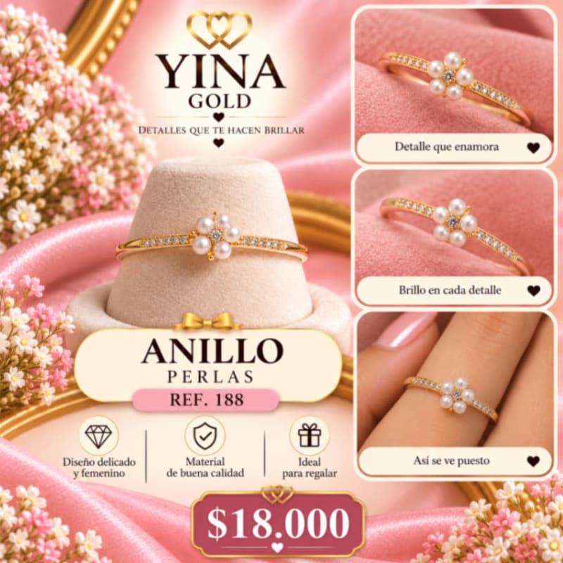 Anillo perlas 1