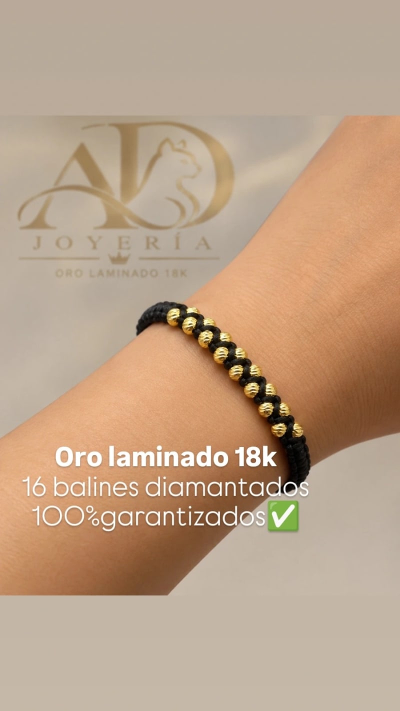 Manilla oro laminado 18k 1