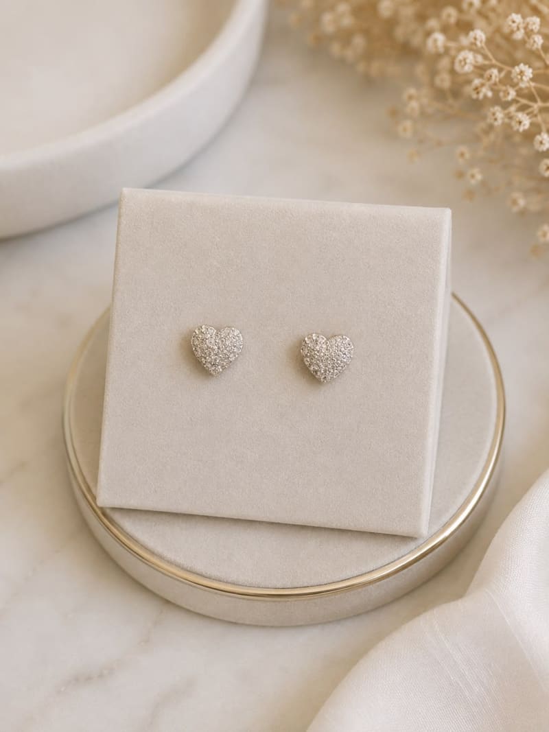 TOPO CORAZÓN EN PLATA 925 Y CIRCONES 1