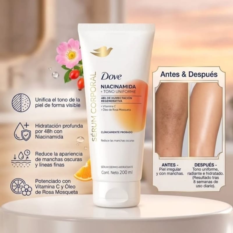 Sérum Corporal Dove Niacinamida + Tono Uniforme 1