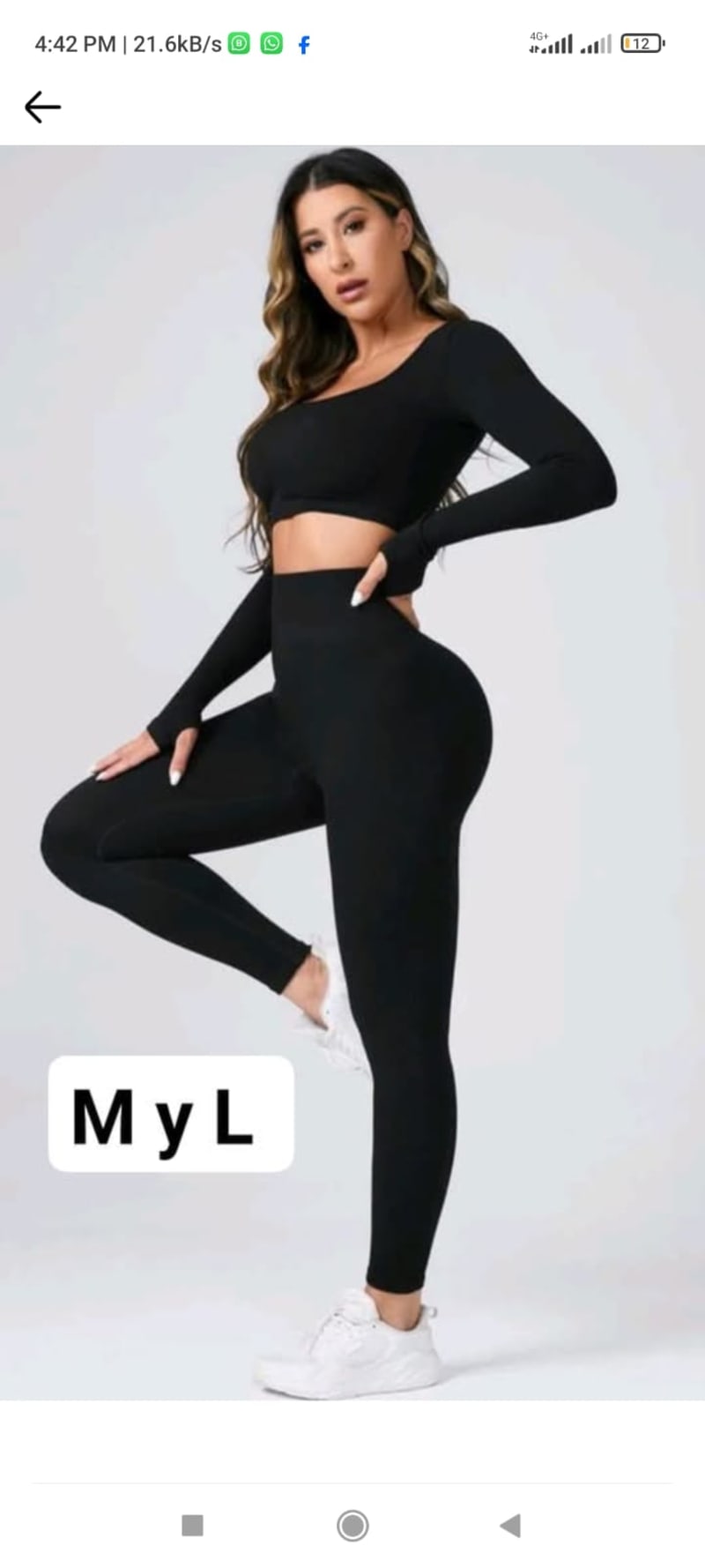 Croptop de mangas largas 1