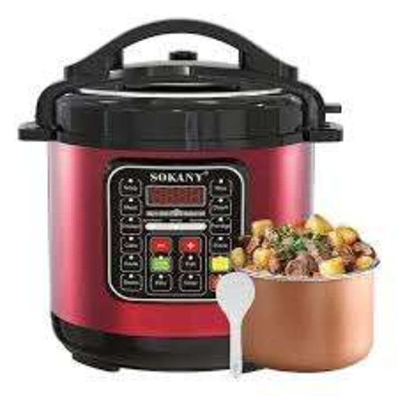 Olla Multifuncional y de Presión Sokany de 5 Litros (modelo común SK-07090) 1