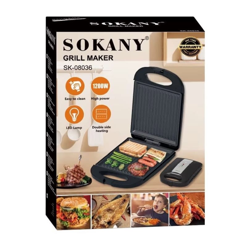 PARRILLA ELECTRICA SOKANY 08036 1