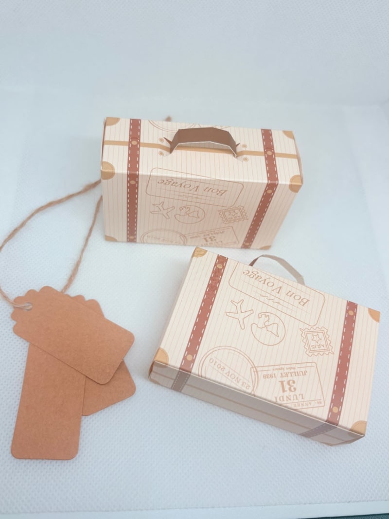 Mini cajas de regalo en forma de maleta 🧳💙 1