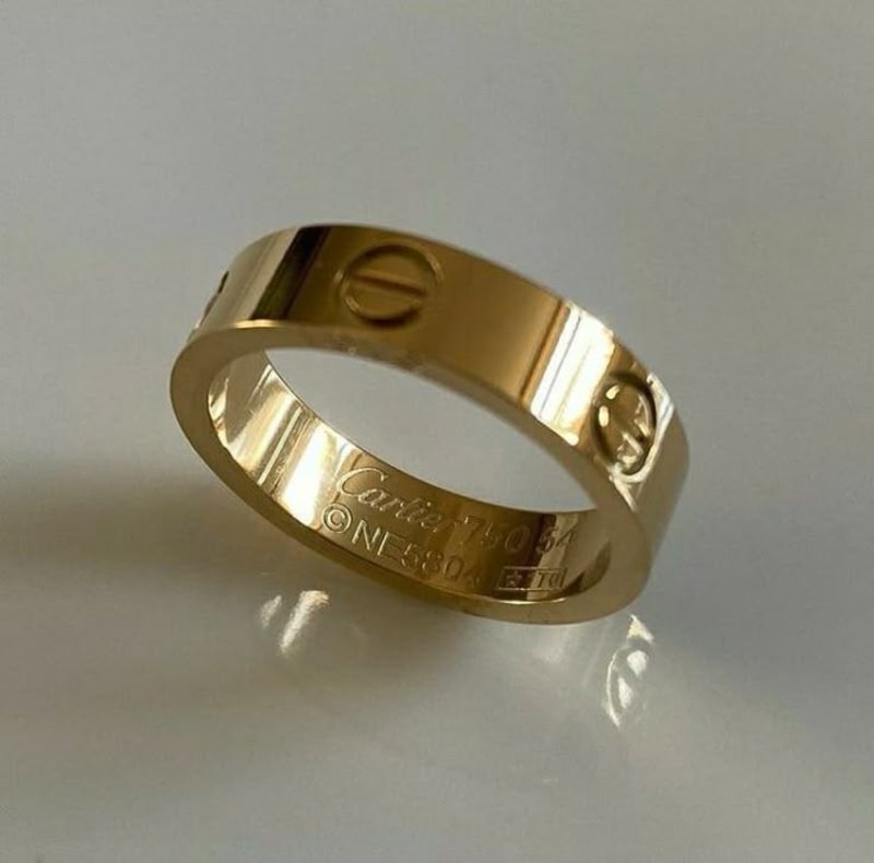 Anillo tipo cartier 1