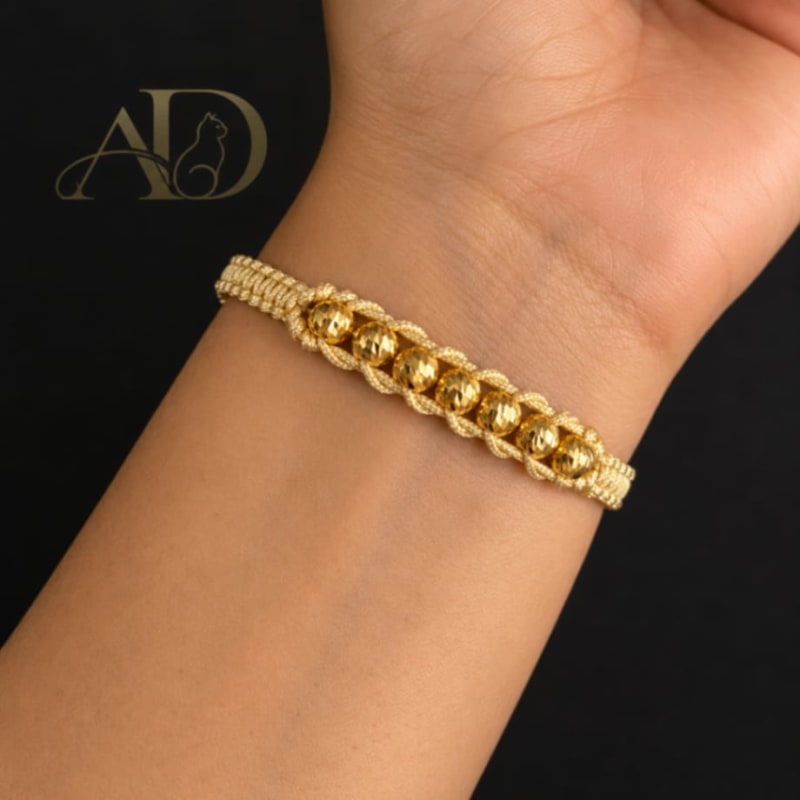 Manilla en oro laminado en 18 k 1