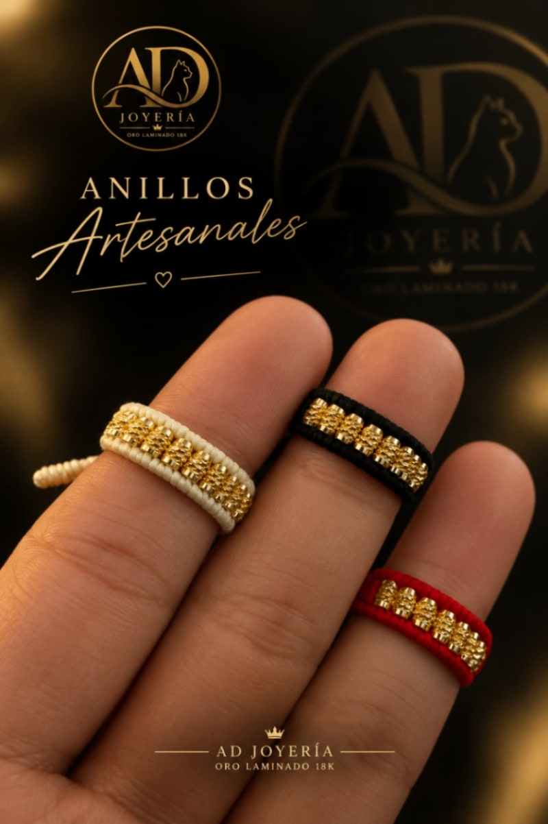 Anillo en oro laminado 18ki 1