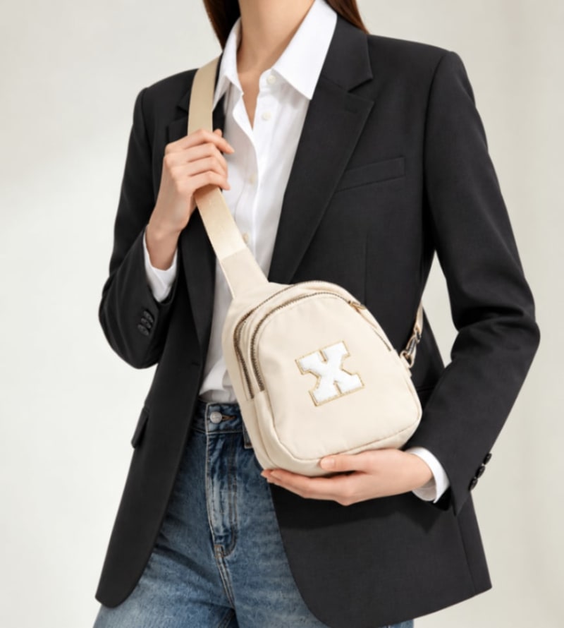 Bolso Bandolera Marfil 1