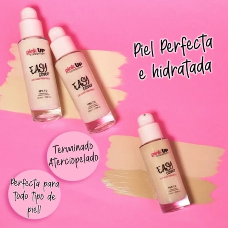 Maquillaje Liquido Easy Pink Up 1