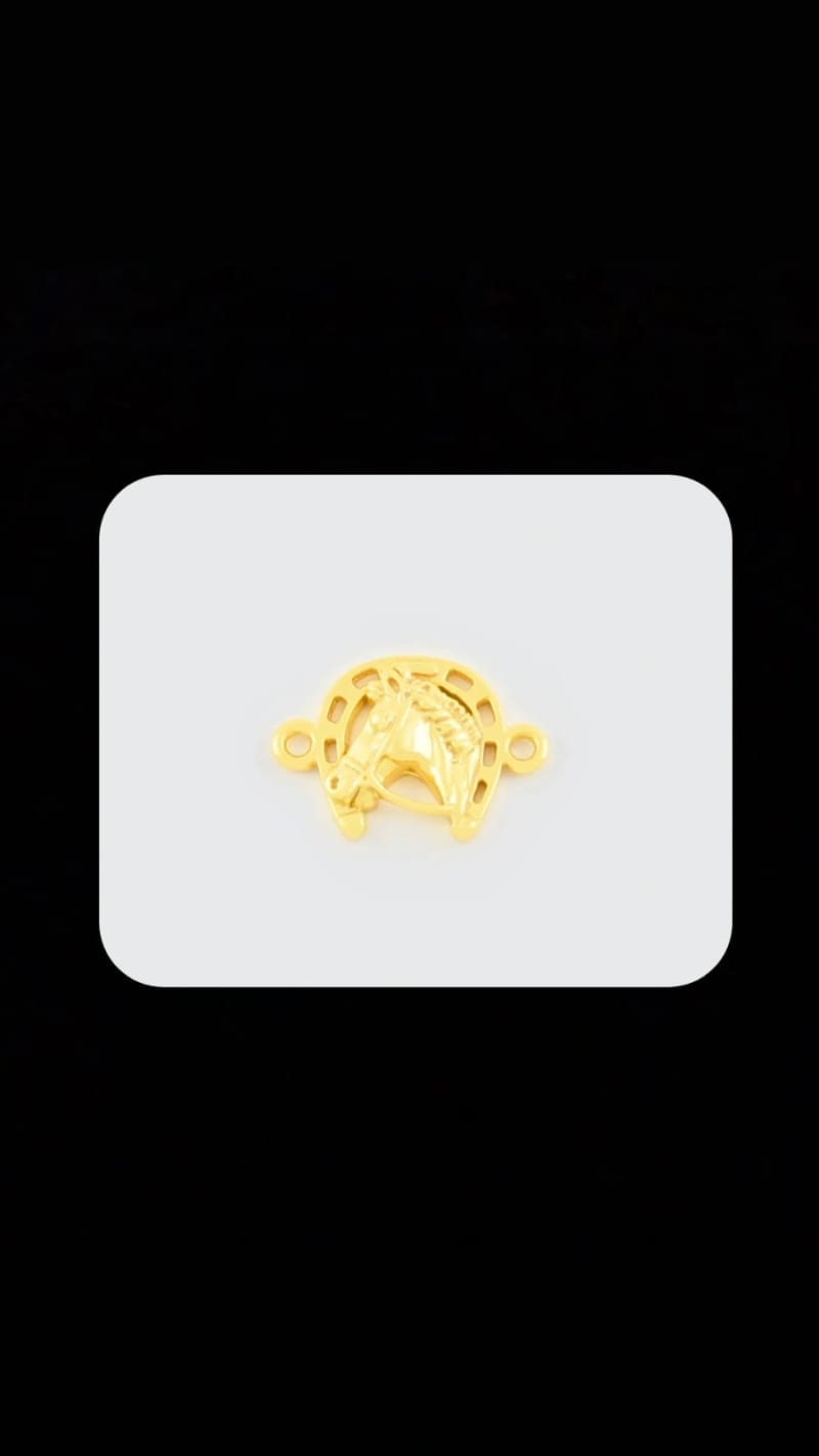 Herrajes en oro laminado 18k 13