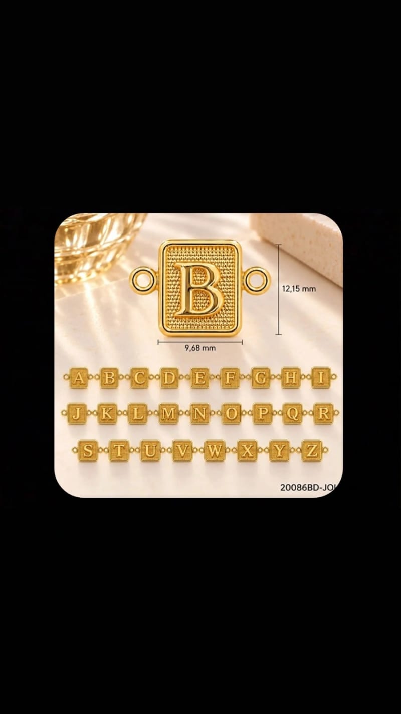 Herrajes en oro laminado 18k 16