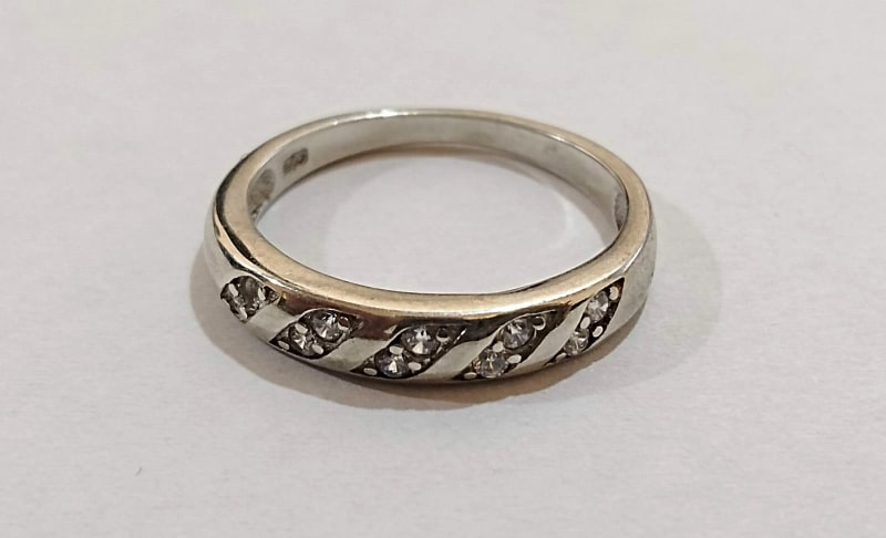 anillo cruzado brillante 1