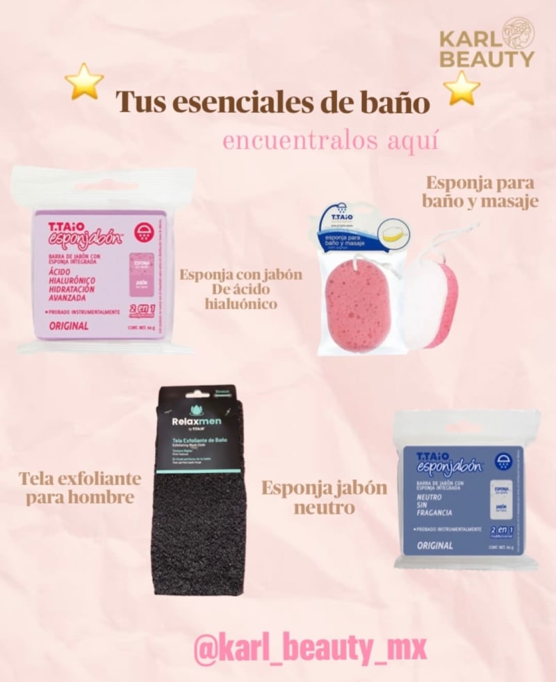 ESPONJAS DE BAÑO 3